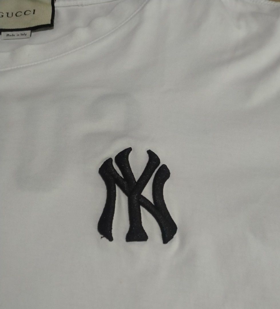 Gucci new York Yankees t shirt, Men's Fashion, Tops & Sets, Tshirts & Polo  Shirts on Carousell