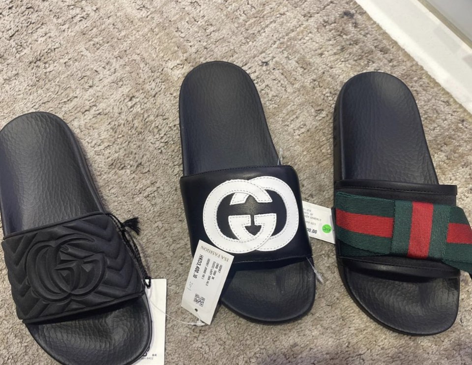 Gucci on sale slides fashion