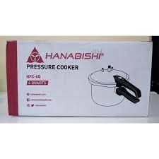 Hanabishi Pressure Cooker HPC 6Q 6 Quarts 5.7 Liters Capacity