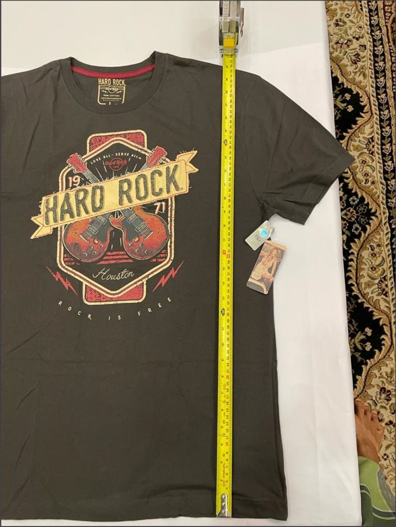 Hard Rock TShirt Houston (Unworn), Men's Fashion, Tops & Sets, Tshirts