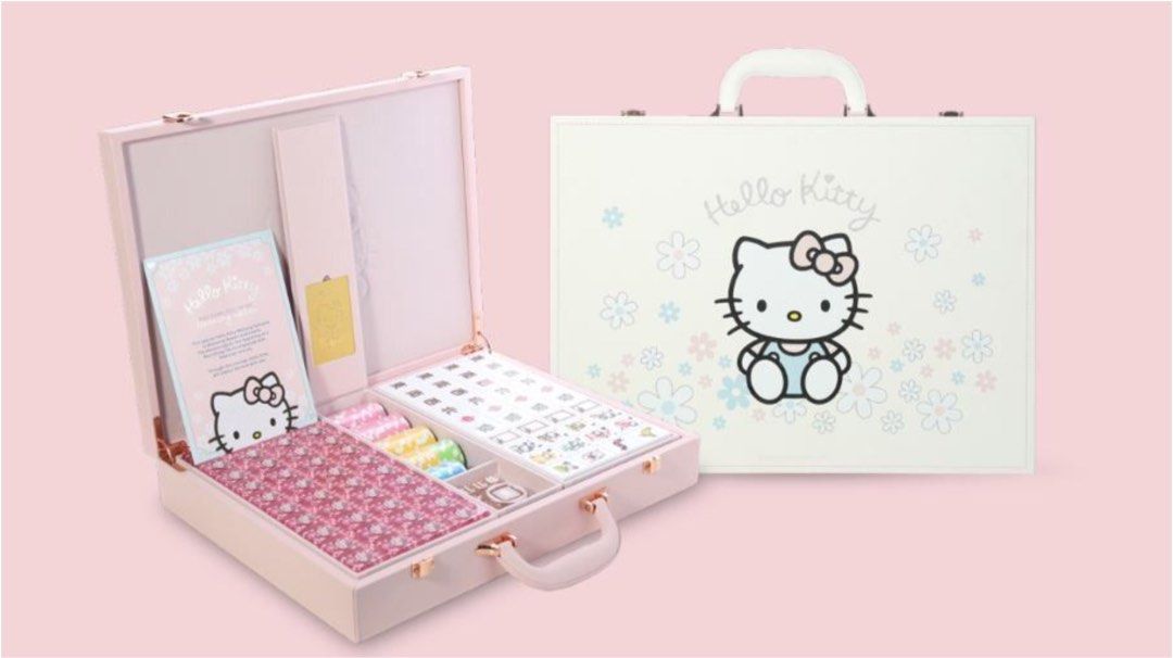 Official Sanrio Hello Kitty Mahjong Set Limited BLOOMING Edition