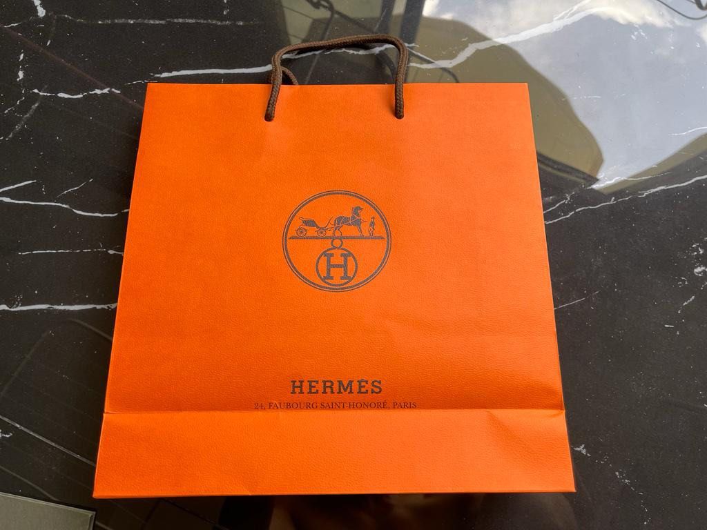 Hermes Paper Bag (Paris edition), Luxury, Bags & Wallets on Carousell