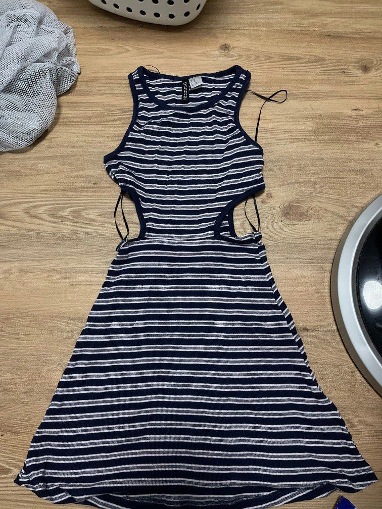 h&m cut out dress