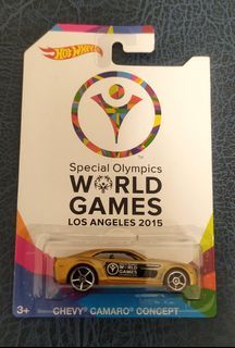 HotWheels 2015 Chevy Camaro Concept Special Olympics World Games