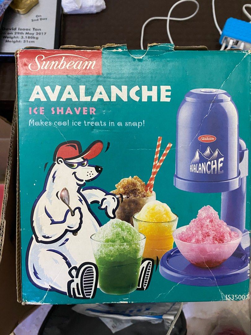 Sunbeam shaved ice machine cheap