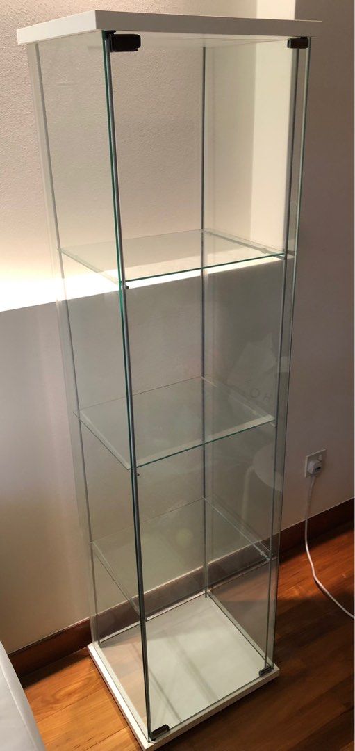 IKEA DETOLF Glassdoor white, 43x163 cm, Furniture & Home