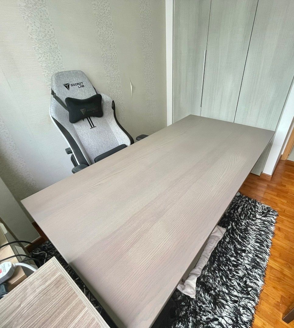 IKEA GALANT Office Table Desk [Ash Brown Colour], Furniture & Home