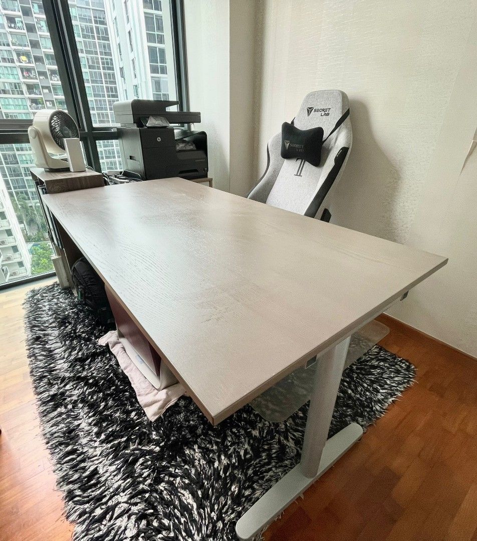 IKEA GALANT Office Table Desk [Ash Brown Colour], Furniture & Home