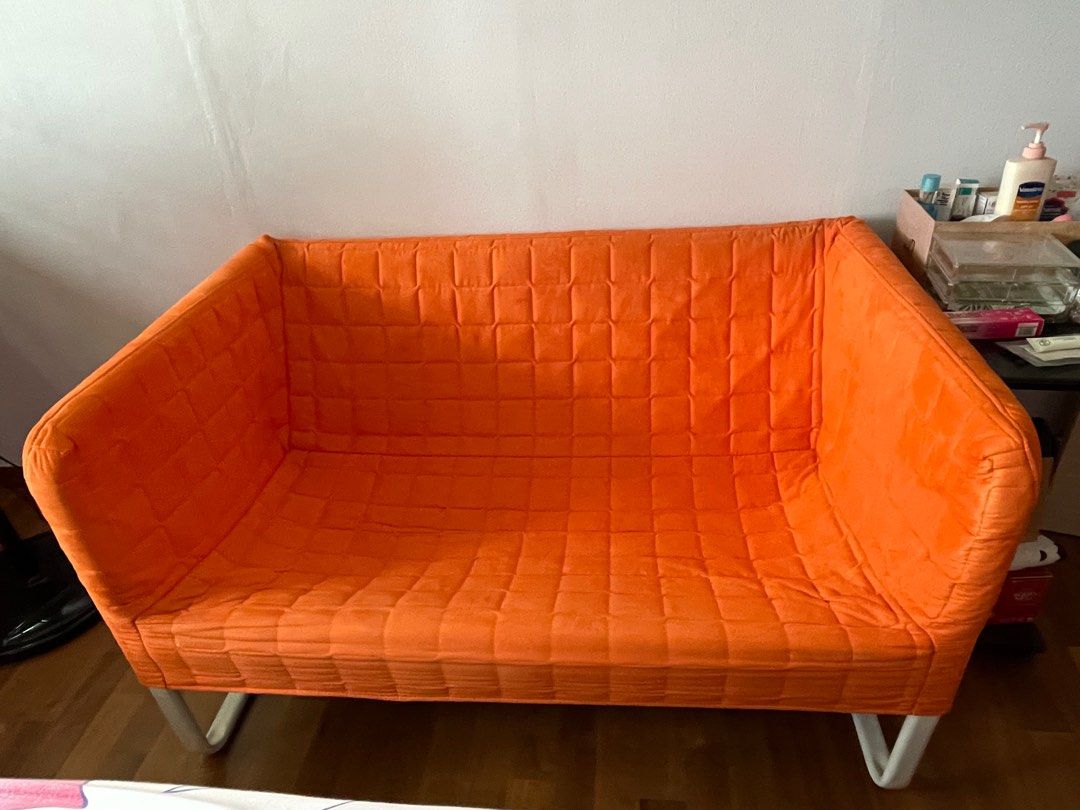 Ikea Knopparp Sofa (Orange), Furniture & Home Living, Furniture, Sofas