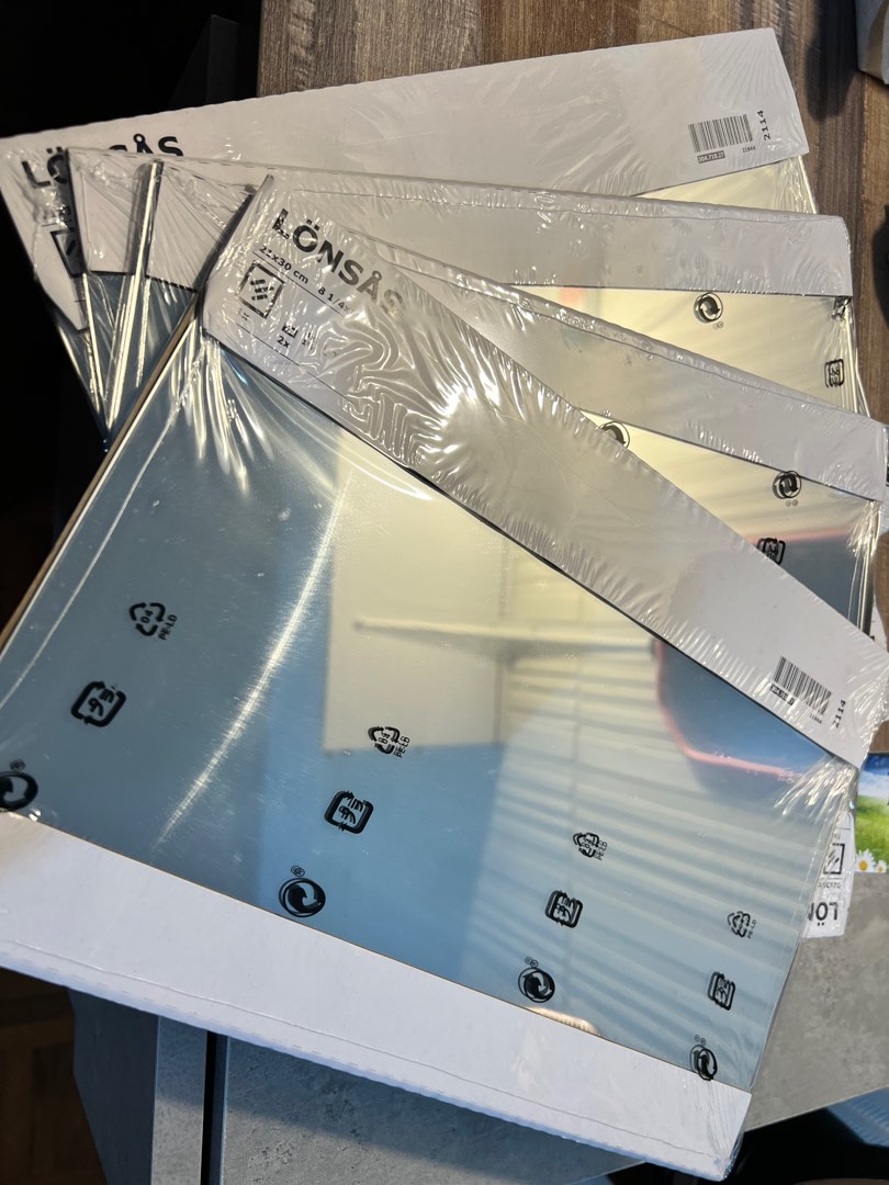 ikea lonsas mirror 21x30cm, Furniture & Home Living, Home Decor ...