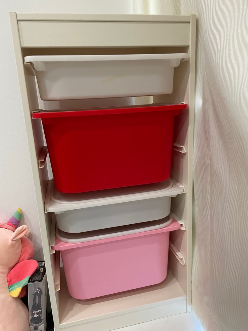 IKEA toy storage, Furniture & Home Living, Furniture, Shelves,