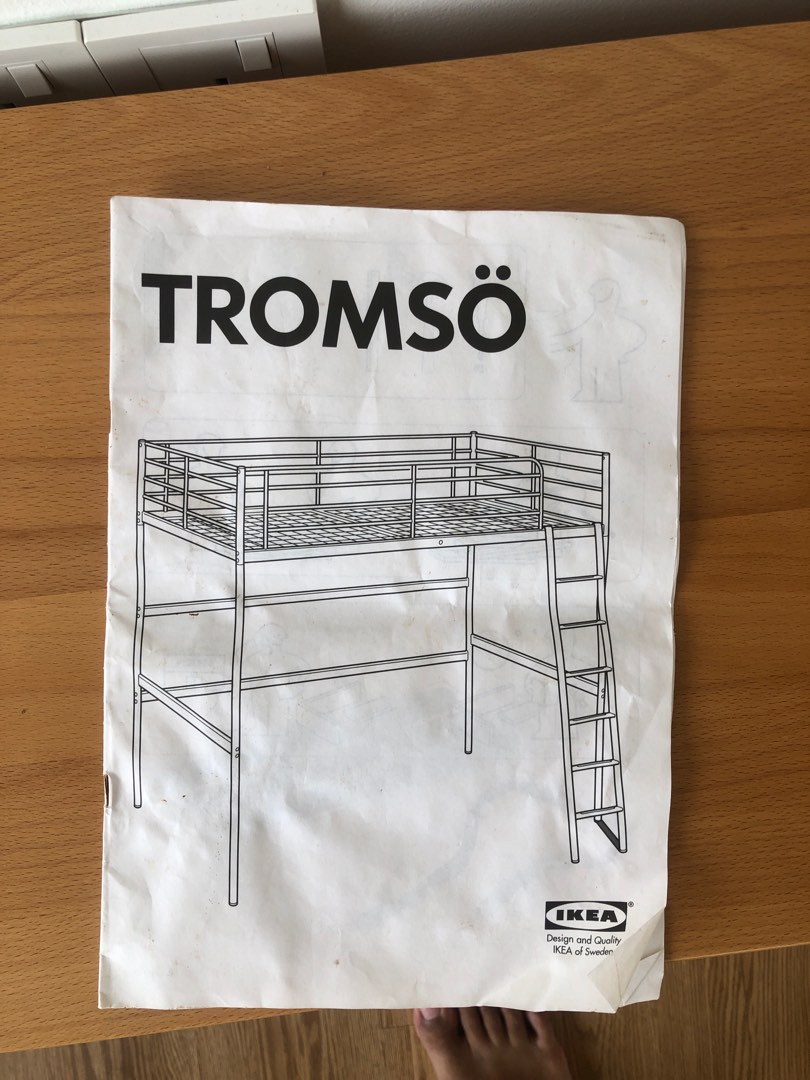 Ikea tromso loft bed, Furniture & Home Living, Bedding & Towels on