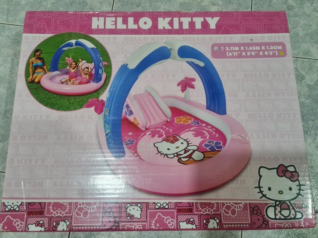 Intex hello kitty water play inflatable, Babies & Kids, Infant Playtime ...