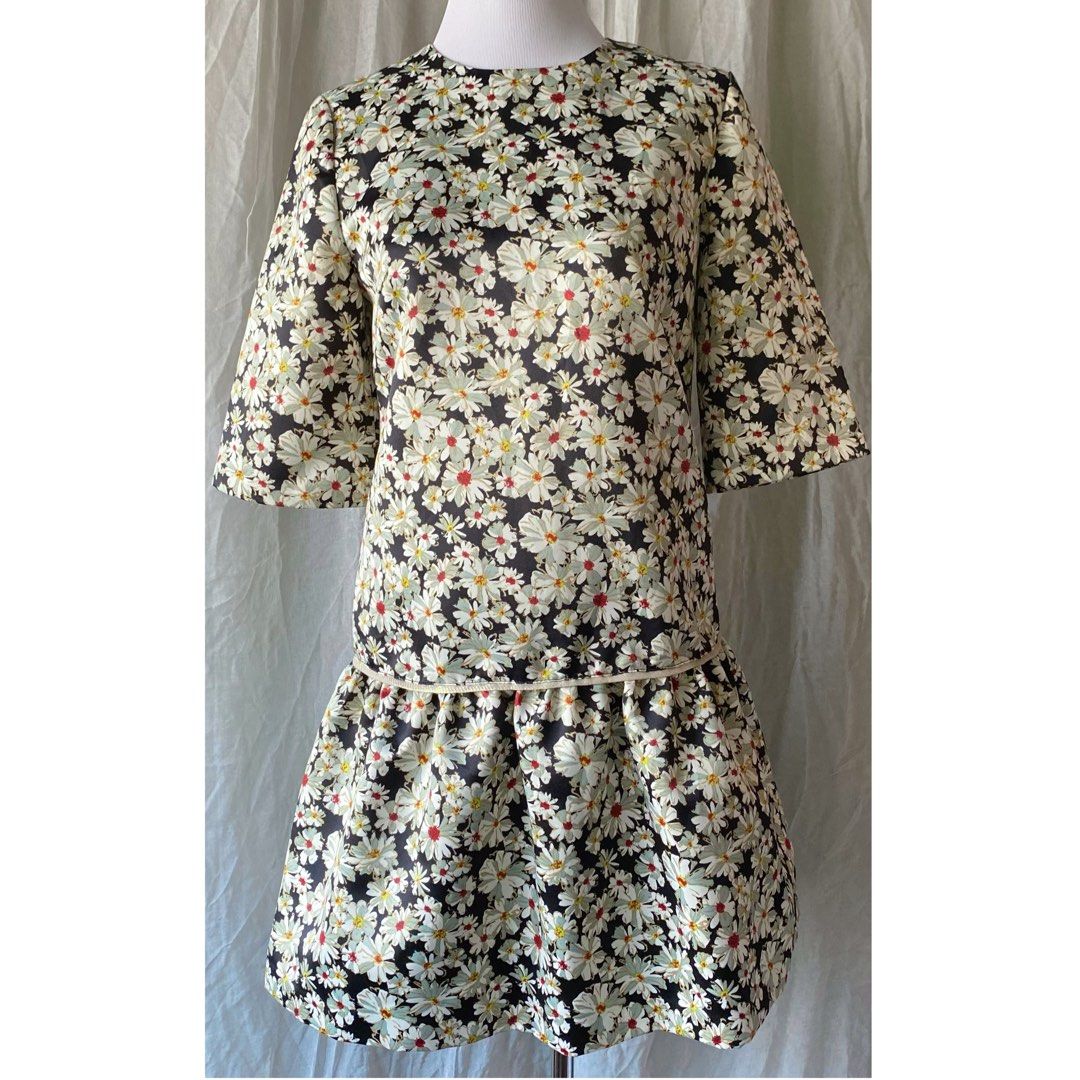 Jill Stuart Floral Smocked Layered Dress Women s Fashion Dresses