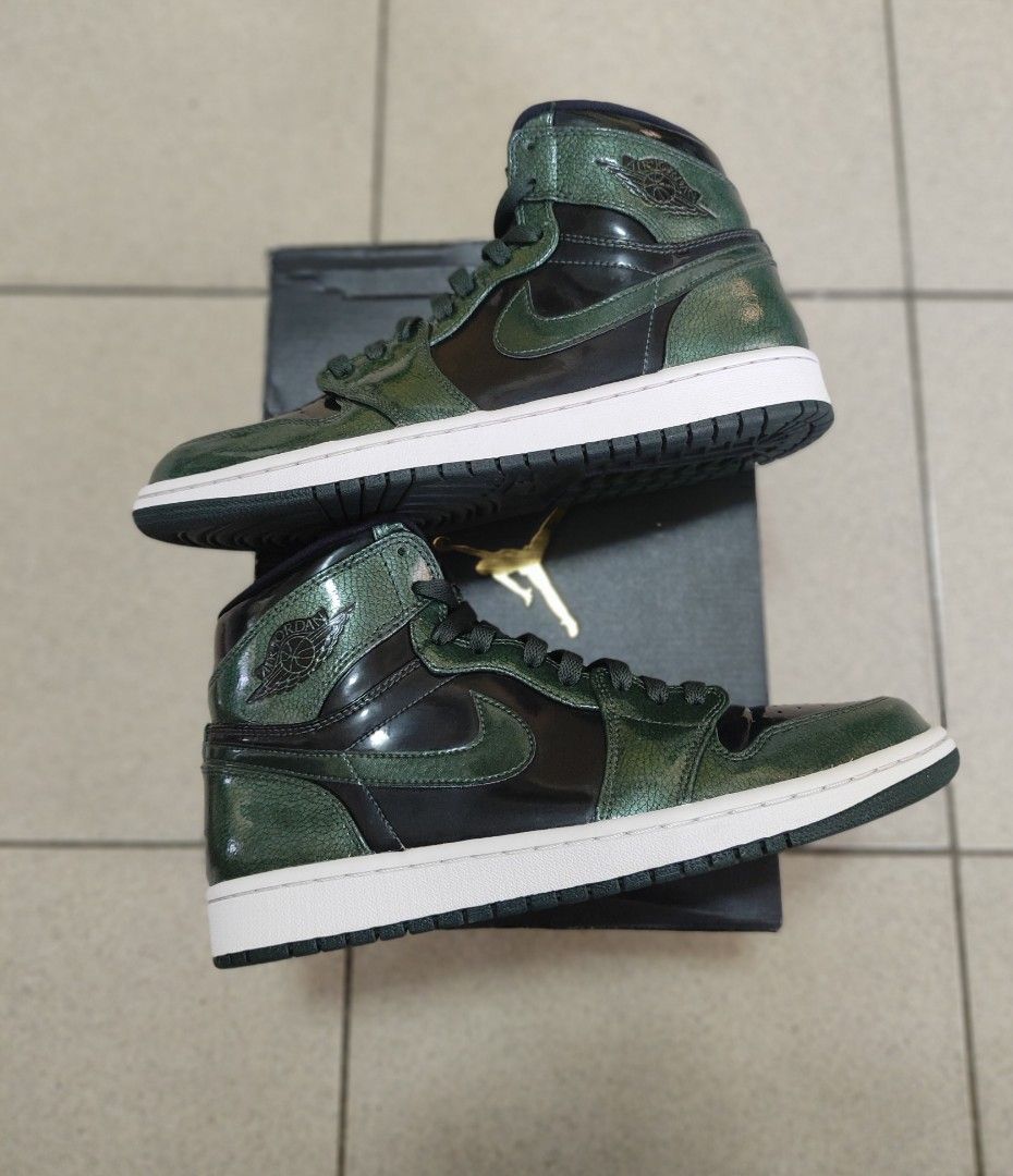 Jordan 1 Grove Green Men s Fashion Footwear Sneakers on Carousell