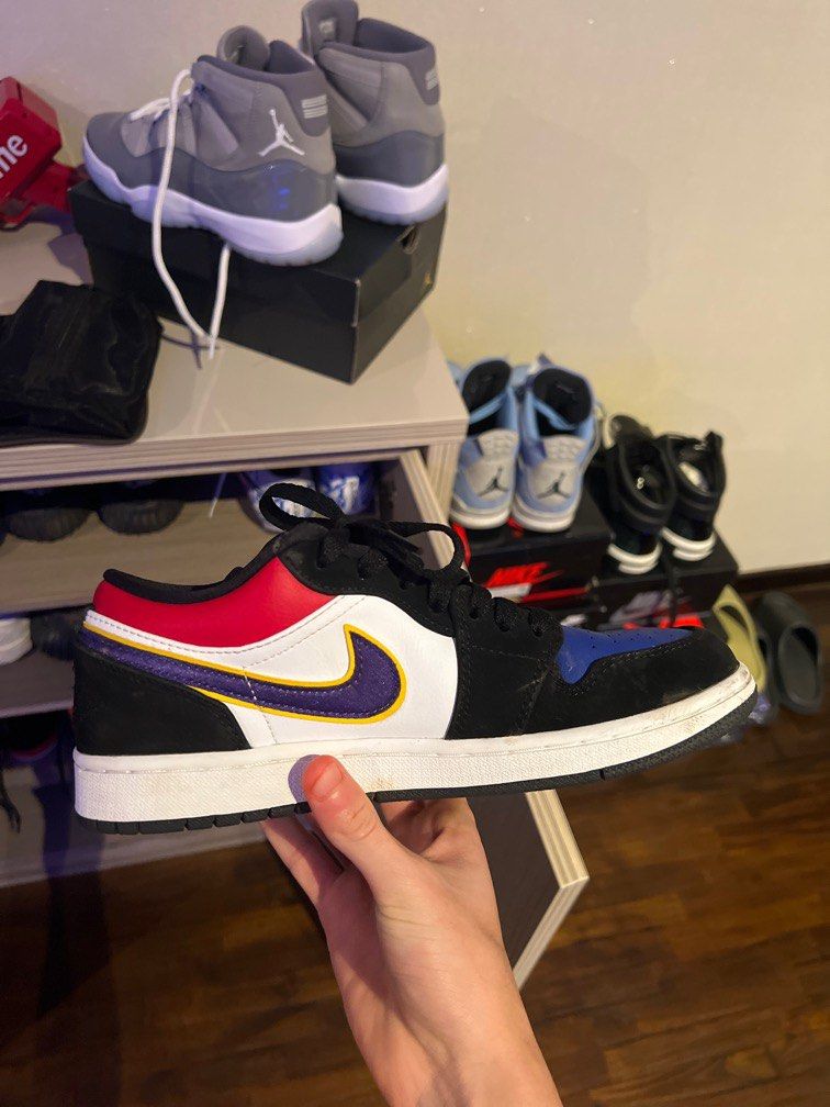 Air jordan 1 low lakers top