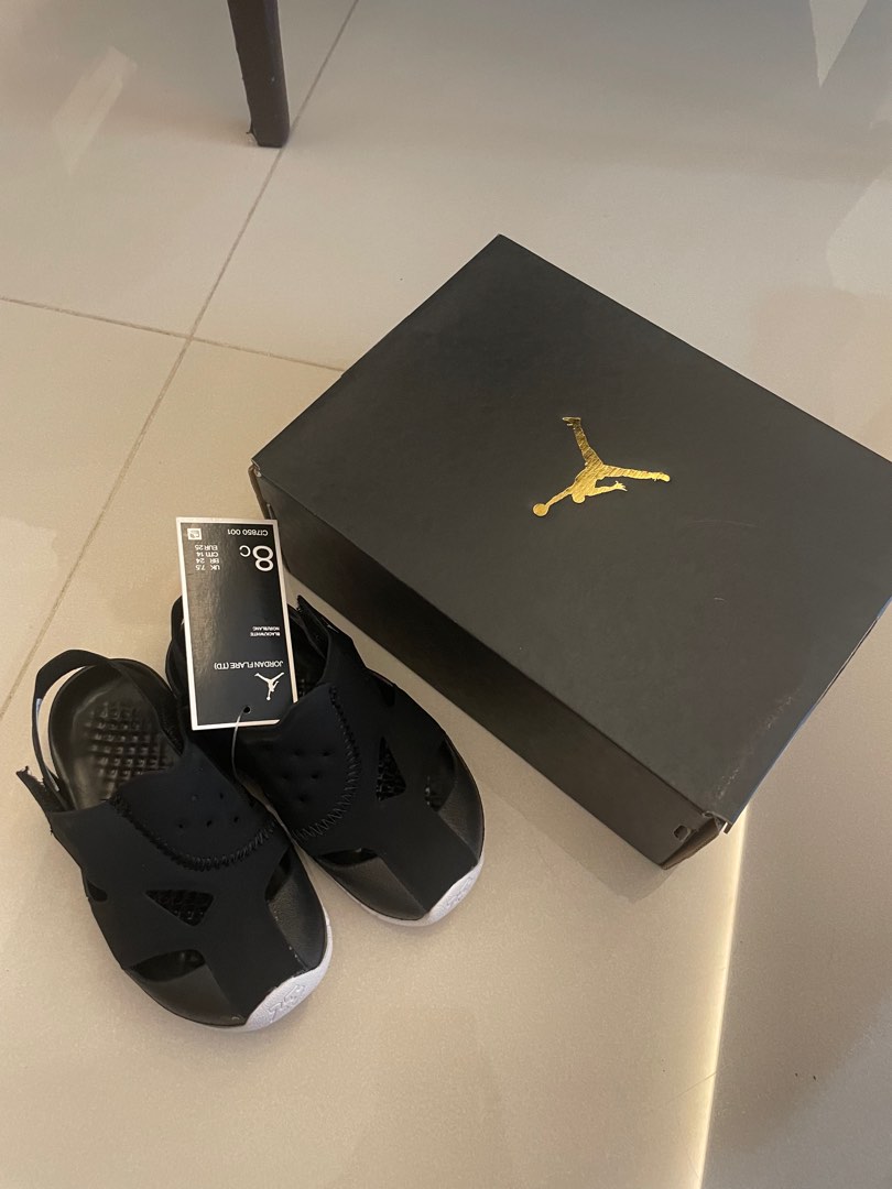 Jordan Flare Sandals, Babies & Kids, Babies & Kids Fashion on Carousell