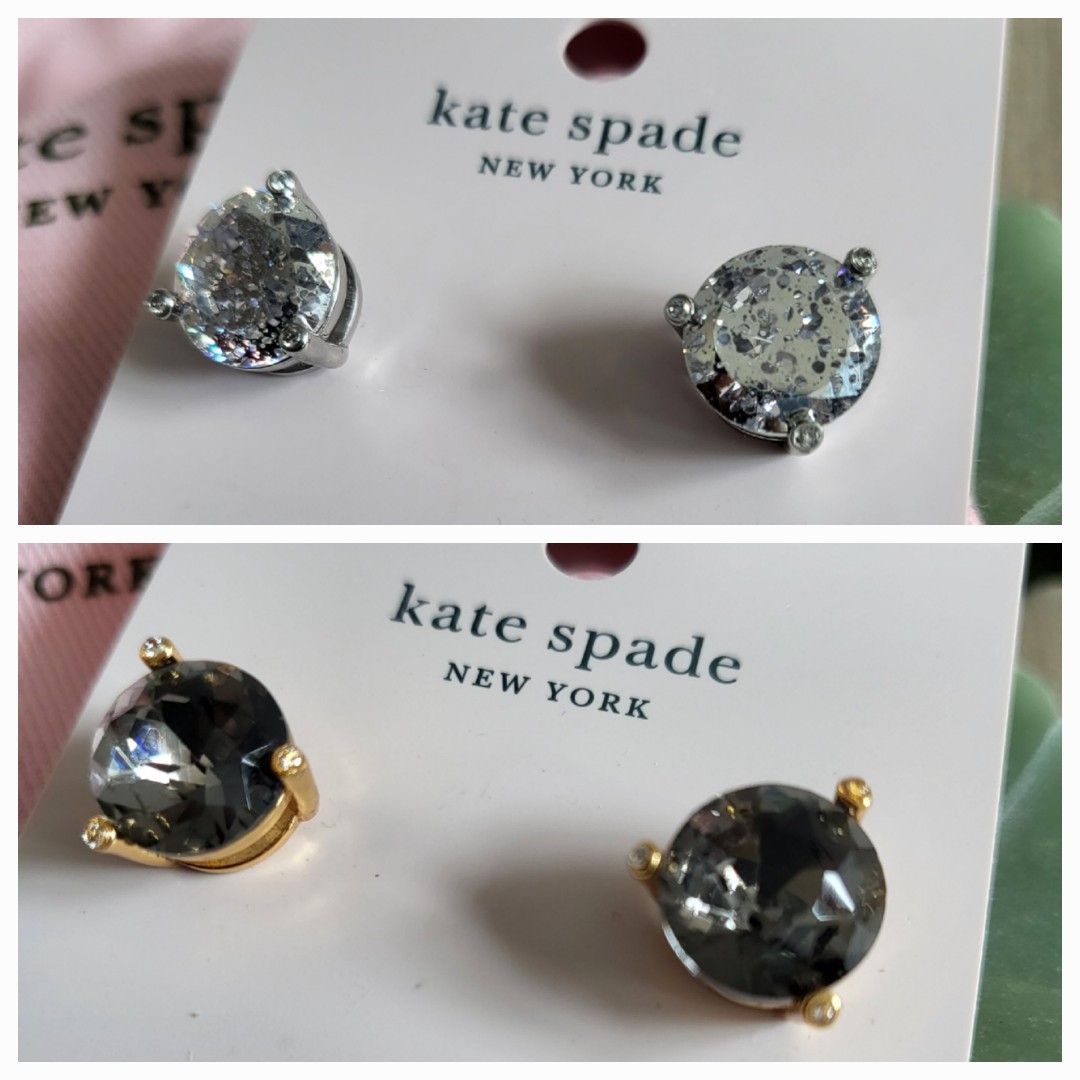 Kate spade silver stud earrings new arrivals