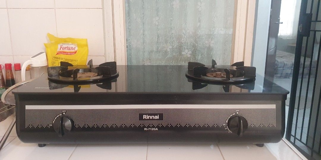 Kompor Rinnai Kaca 2 Tungku Type Ri 712 Gab Perabotan Rumah Di Carousell