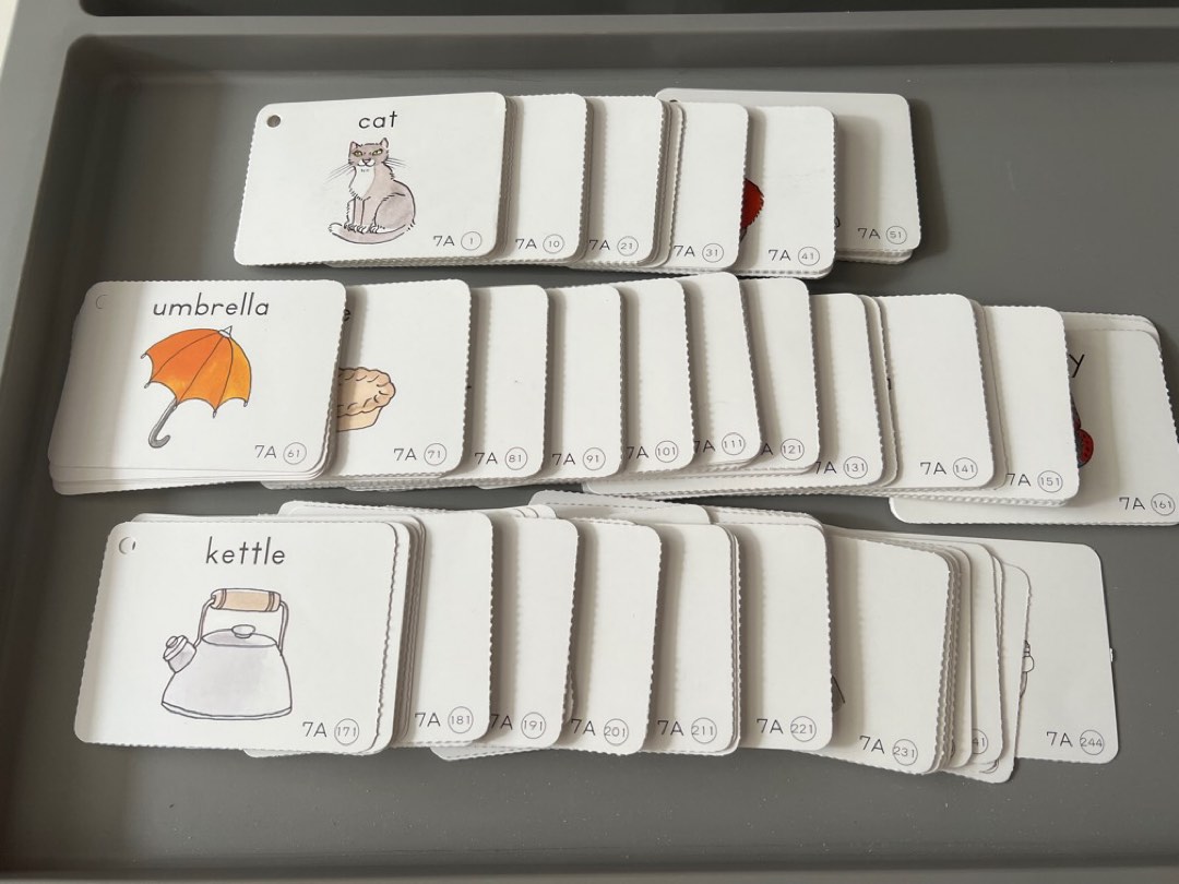 Kumon 7A Flash cards, Hobbies & Toys, Stationery & Craft, Stationery