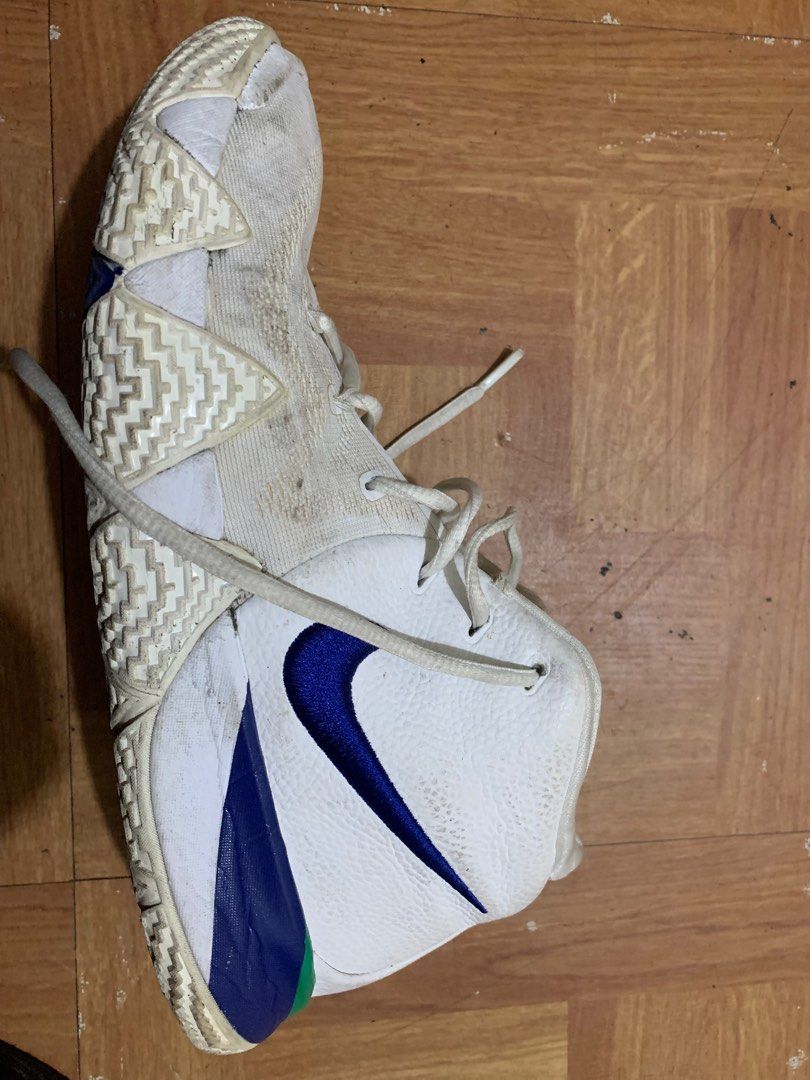 kyrie 4 white deep royal blue