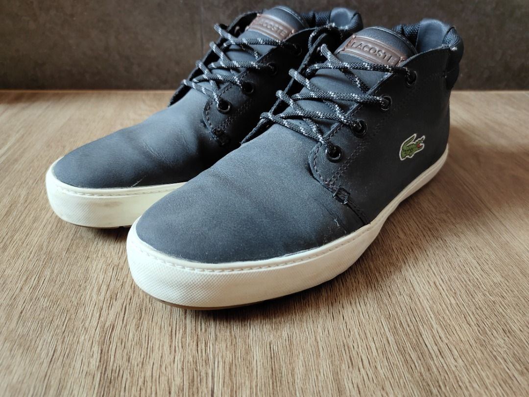 Mens lacoste ampthill black sale
