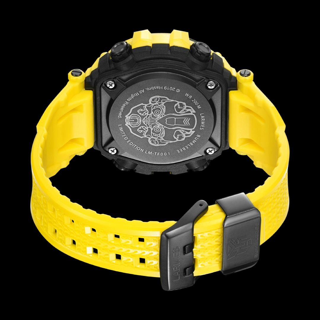 LARMES Transformers BUMBLEBEE Watch 變形金剛 大黃蜂 手錶 TF001, 名牌, 手錶 Carousell