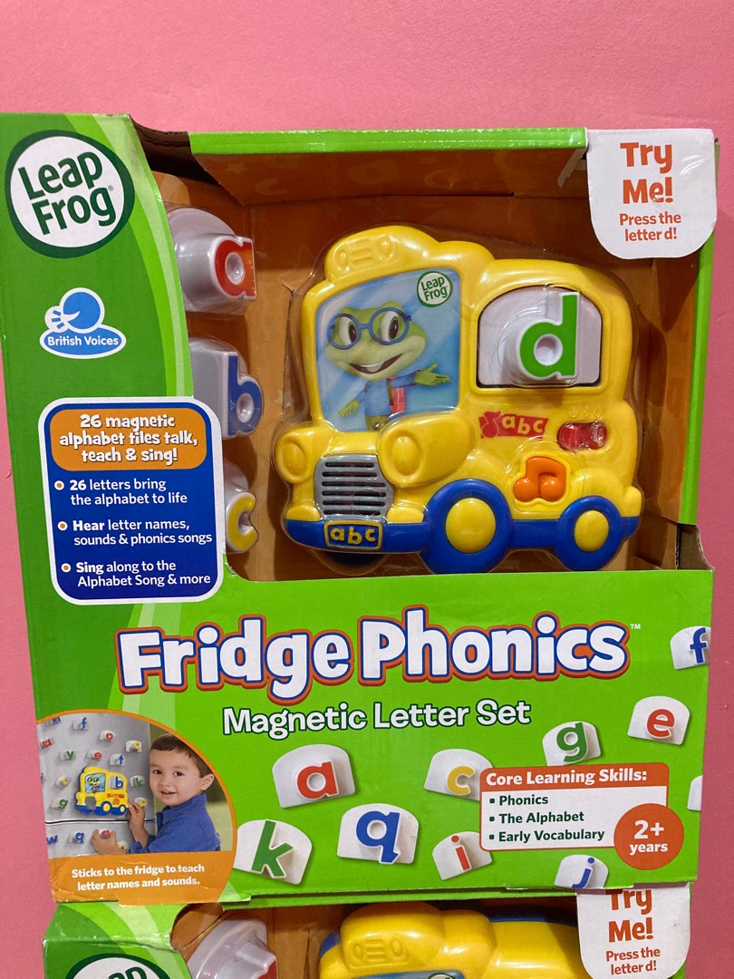 LeapFrog Fridge Phonics Letter Set, Yellow, Hobbies & Toys