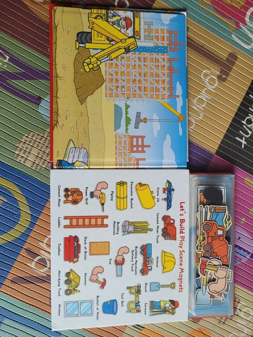 "Let's Build" Activity Book Story and Play Scene, Babies