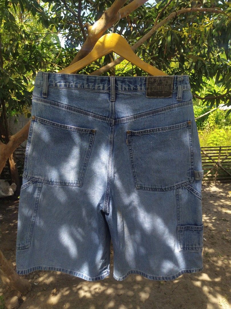 Levi's SilverTab baggy denim carpenter short, Men's Fashion, Bottoms, Shorts  on Carousell