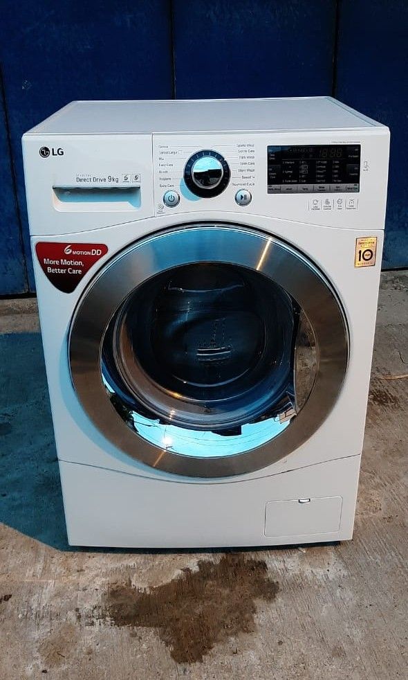 LG INVERTER DIRECT DRIVE FRONT LOAD WASHING MACHINE 9 KG, TV & Home