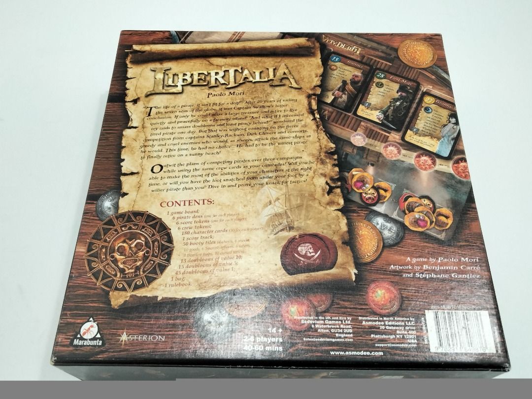 Libertalia Board Game, Hobbies & Toys, Toys & Games on Carousell