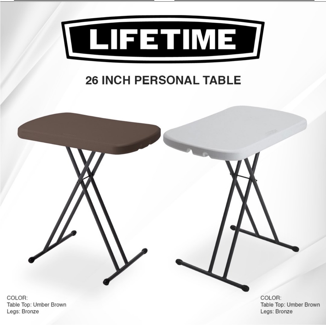 Lifetime Folding Table, Furniture & Home Living, Furniture, Tables