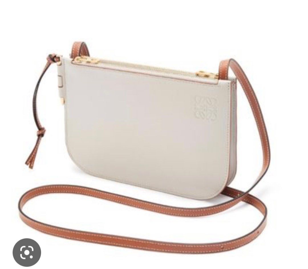 Loewe gate double zip pouch bag, Women's Fashion, Bags & Wallets, Cross