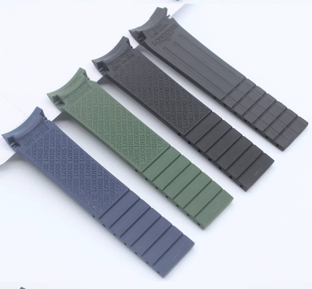 Longines hydroconquest hotsell rubber strap 21mm
