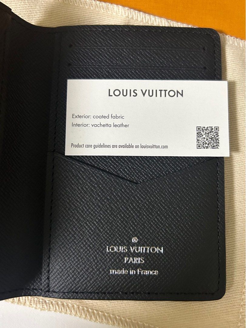 Louis Vuitton, Bags, Louis Vuitton Pocket Organizer In Monogram Eclipse  Authentic M6696