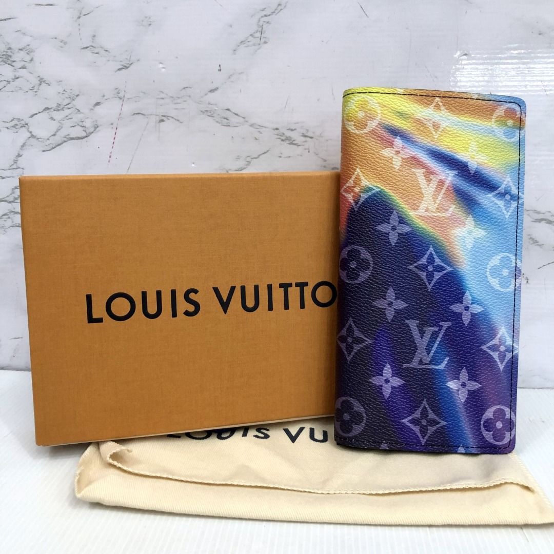 M80957 Louis Vuitton Monogram Sunset Brazza Wallet