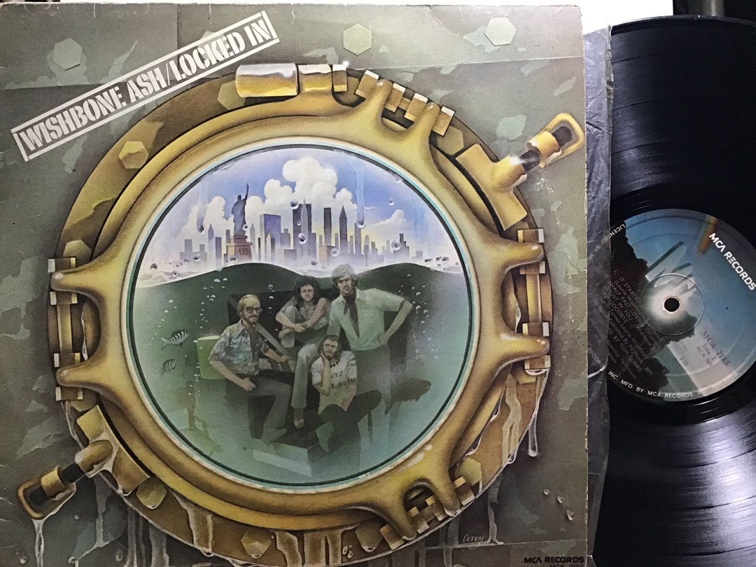 LP Wishbone Ash - Locked in OOP VINYL RECORD Anubis Classic Rock Piring ...