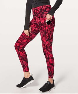NWT New LULULEMON Instill HR High Rise Tight Legging MLWI Mulled Wine Red 0