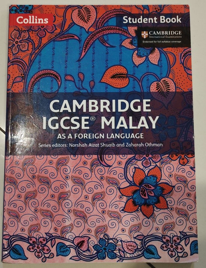 Cambridge IGCSE Malay As A Foreign Language Student's Book Collins