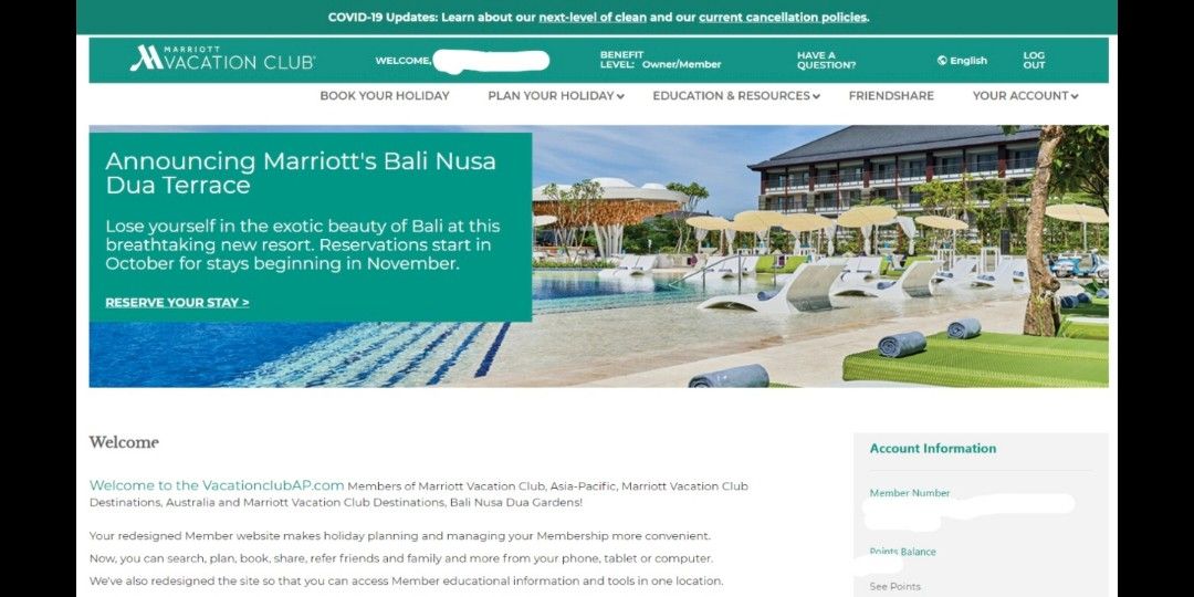 Marriott Vacation Club Membership, Lifestyle Services, Others on Carousell