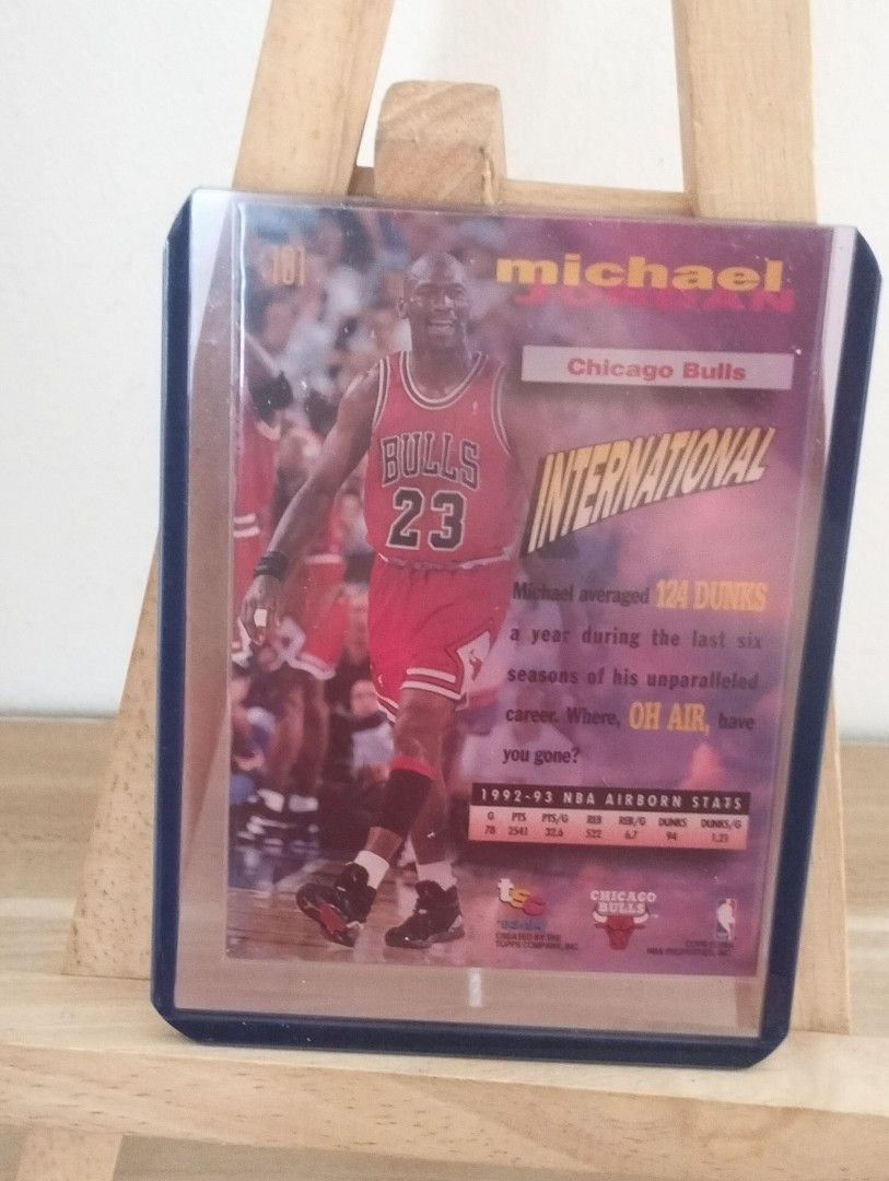 michael jordan topps stadium club frequent flyers