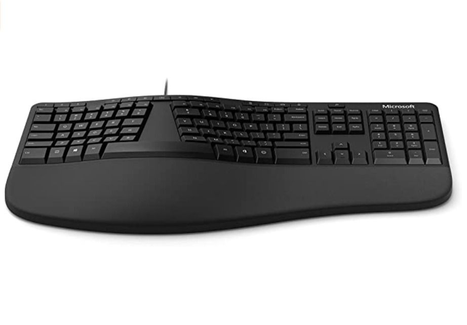 Microsoft Ergonomic Keyboard with Cushioned Wrist and Palm Support (Category: Computer Keyboard) located in Marikina City. Submitted by skowshop (Listing ID 1207155714, Image 3). Description: Brand Microsoft Compatible Devices Microsoft Windows 11 Home/Pro, Microsoft Windows 10* Connectivity Technology Wired Keyboard Description AZERTY Recommended Uses For Product Office Special Feature Multimedia Keyboard, Wrist Support Color Black Operating Sys