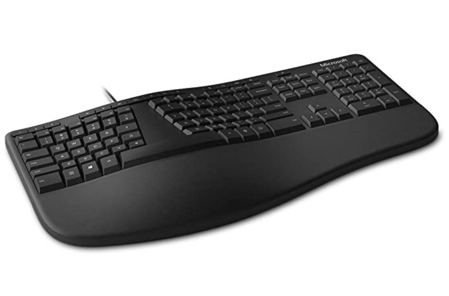 Microsoft Ergonomic Keyboard with Cushioned Wrist and Palm Support (Category: Computer Keyboard) located in Marikina City. Submitted by skowshop (Listing ID 1207155714, Image 2). Description: Brand Microsoft Compatible Devices Microsoft Windows 11 Home/Pro, Microsoft Windows 10* Connectivity Technology Wired Keyboard Description AZERTY Recommended Uses For Product Office Special Feature Multimedia Keyboard, Wrist Support Color Black Operating Sys