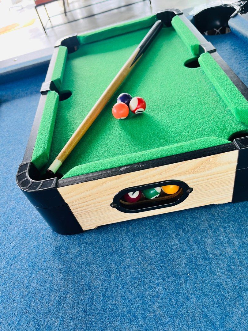Mini Pool Table, Hobbies & Toys, Toys & Games on Carousell
