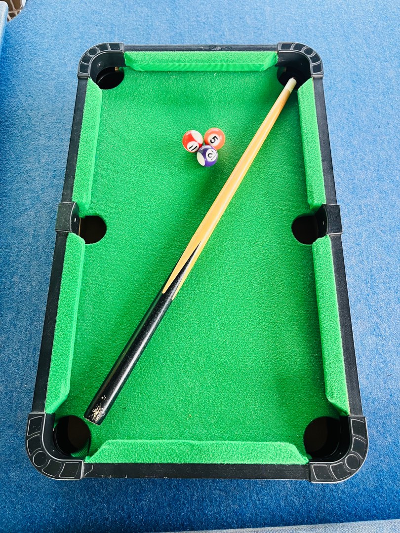 Mini Pool Table, Hobbies & Toys, Toys & Games on Carousell