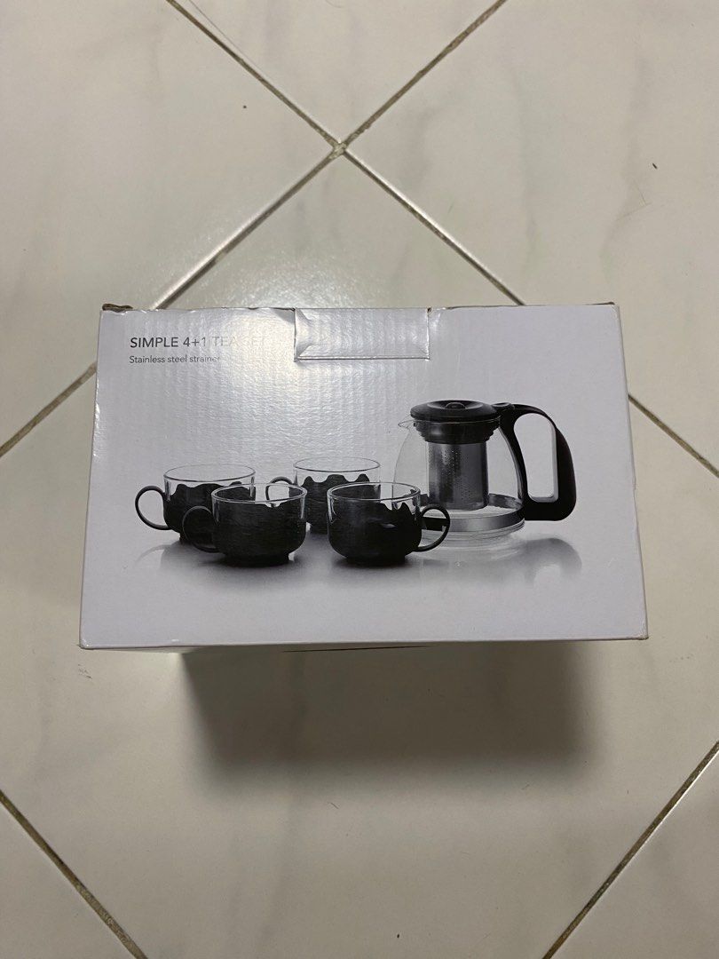 Miniso Simple 41 Tea Set Stainless Steel Strainer Furniture And Home Living Kitchenware 1440