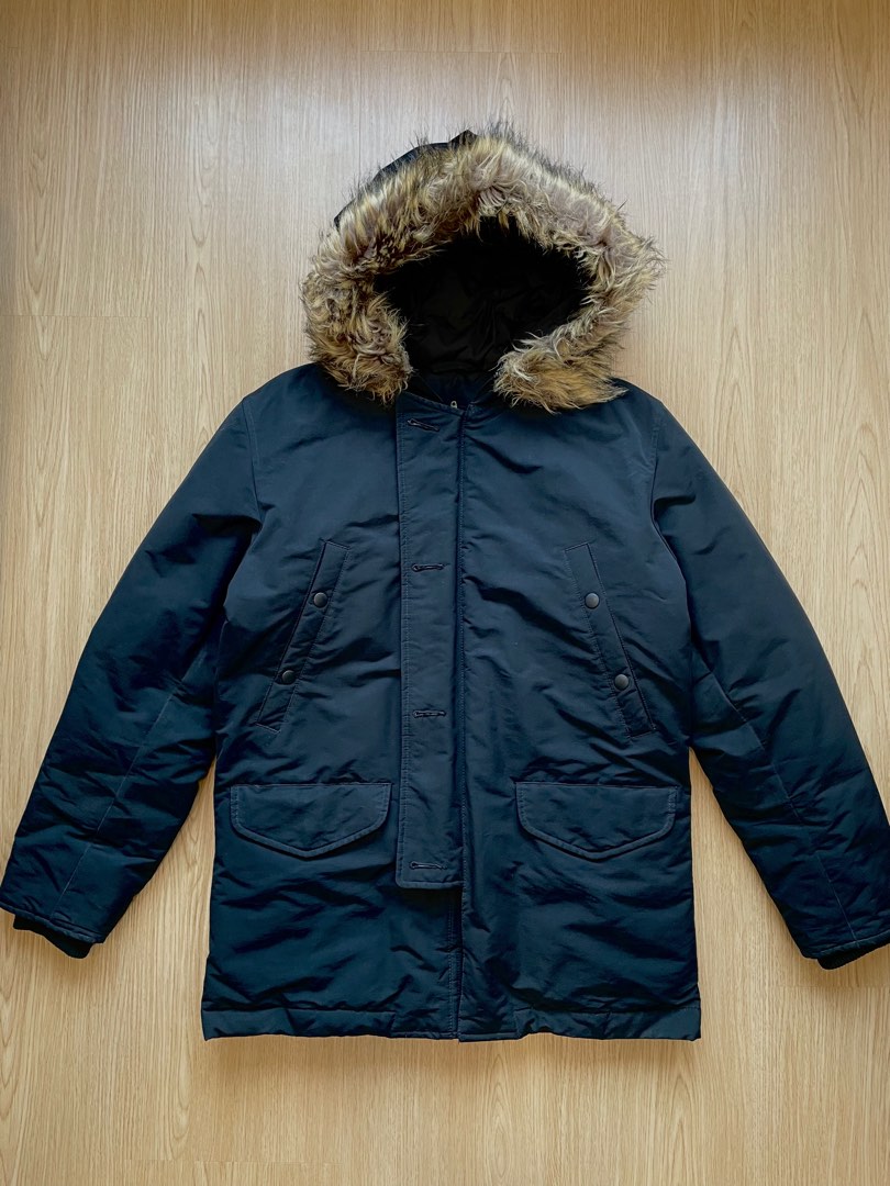 Muji coat n3b down jacket military not alpha industries, 男裝, 外套及戶外衣服