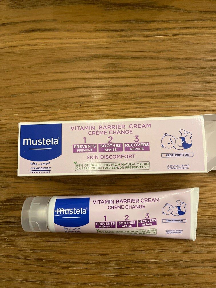 Mustela Barrier Cream Diaper Cream, Babies & Kids, Bathing & Changing