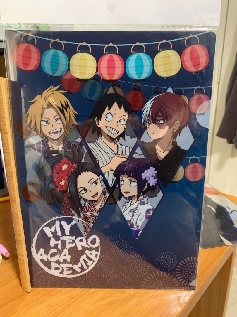 My Hero Academia A4 File Folder, Hobbies &amp; Toys, Stationery &amp; Craft ...